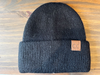 Salem Thick Ribbed Beanie in Black