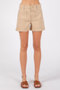 Desert Dune High Waisted Cuffed Shorts