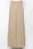 Lyra Woven Elastic Waist Wide Leg Pant in Cappuccino