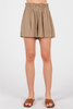 Sweet Ease Ruffled Waist Relaxed Shorts