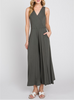 Jaylen Wrap Front Jersey Jumpsuit (Various Colors)