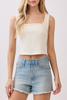 Ivory Muse Square Neck Tank