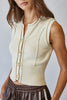 Matilda Rolled Hem Sweater Vest