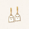 Ghostie Huggie Hoop Earrings in Gold