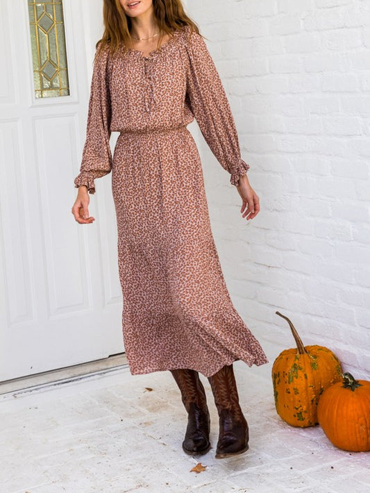 Millie Long Sleeve Floral Maxi Dress