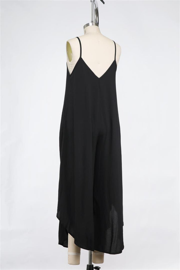 On a Cloud Jumpsuit in Black