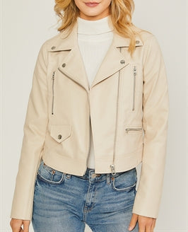 Button Front Ruffle Detail Cardigan In Soft Ginger