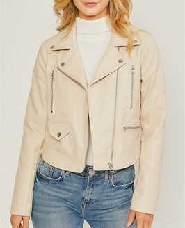Venture Out Cream Corduroy Puffer Jacket