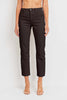 Clean Slate Espresso High Waisted Cropped Jeans