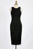 Must Have Double Layer BodyCon Midi Dress Various Colors (Black, Amber, Ivory, Olive, Bistro Green)