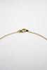 California Cursive Dainty Nameplate Necklace: Yellow Gold