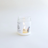 Dalmatian Jasper Crystal Candle - Balancing