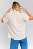 Rory Linen Taupe Button Down Blouse