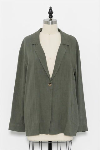 Button Front Ruffle Detail Cardigan In Soft Ginger