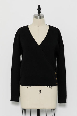 Button Front Ruffle Detail Cardigan In Soft Ginger