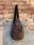 Riley Vegan Leather Sling In Taupe