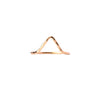 Curve Real Gold Stacking Ring