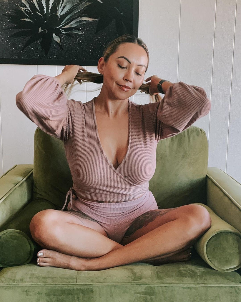 Ultra Soft Ribbed Knit Wrap Top (3 Colors)