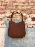 Logan Vegan Leather Handbag In Chestnut