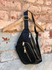 Juniper Black Vegan Leather Fanny Pack