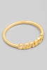 Zodiac Dainty Cursive Ring