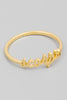Zodiac Dainty Cursive Ring