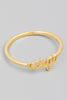 Zodiac Dainty Cursive Ring