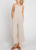 Nothing Compares Woven Jumpsuit In Natural