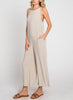 Nothing Compares Woven Jumpsuit In Natural