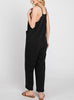 Heavenly Soft Scoop Neck Black Jumpsuit