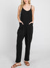 Heavenly Soft Scoop Neck Black Jumpsuit