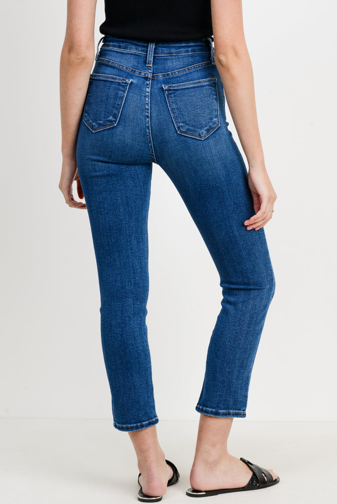 Ultra High Rise Classic Skinny Jean In Blue By LTJ