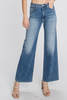 LTJ High Waist Wide Leg Denim Jean in Medium Wash