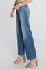 LTJ High Waist Wide Leg Denim Jean in Medium Wash