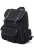 Getting It Done Black Cargo Backpack In Black