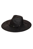 County Roads Vegan Suede Hat In Black