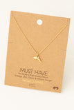 18K Gold Dipped Dainty Dolphin Necklace