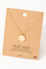 Western Desert Pendant 18K Gold Dipped Necklace