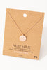 Western Desert Pendant Rose Gold Dipped Necklace
