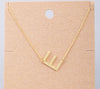 My Initial Gold Dainty Necklace (Large Letter) A-Z