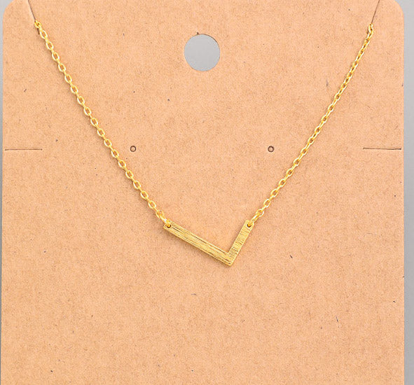 My Initial Gold Dainty Necklace (Large Letter) A-Z