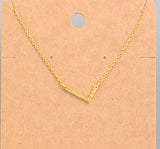 My Initial Gold Dainty Necklace (Large Letter) A-Z