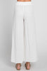 Wide Leg Chic Linen Pant In Classic White