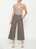 Leave It To Me Wide Leg Trouser In Ash Grey