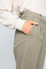 Leave It To Me Wide Leg Trouser In Olive
