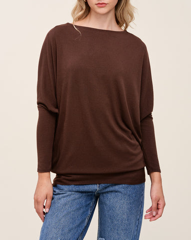 VERONICA TRUFFLE BROWN OVERSIZED BLAZER