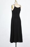 Chelsea Button Front Dress In Black