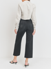 Taking Control Black High Rise Utility Wide Leg Jean