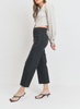 Taking Control Black High Rise Utility Wide Leg Jean