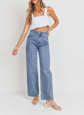 Ava Cotton Gauze Elastic Waist Pant in Carmel